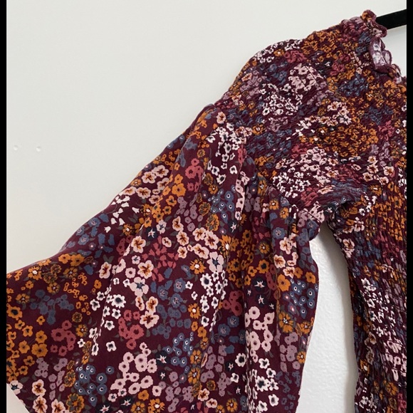 Xhilaration Dresses & Skirts - ✨Xhiliration Floral Hippie Smocked Maxi Dress✨